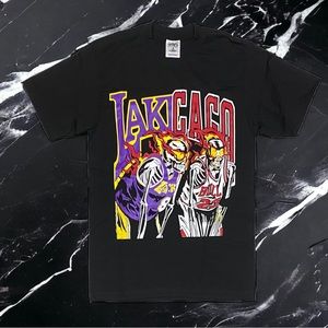 NEW Kobe And Jordan Skeleton Fire T Shirt Mens Size Small Shaka Heavy Tee